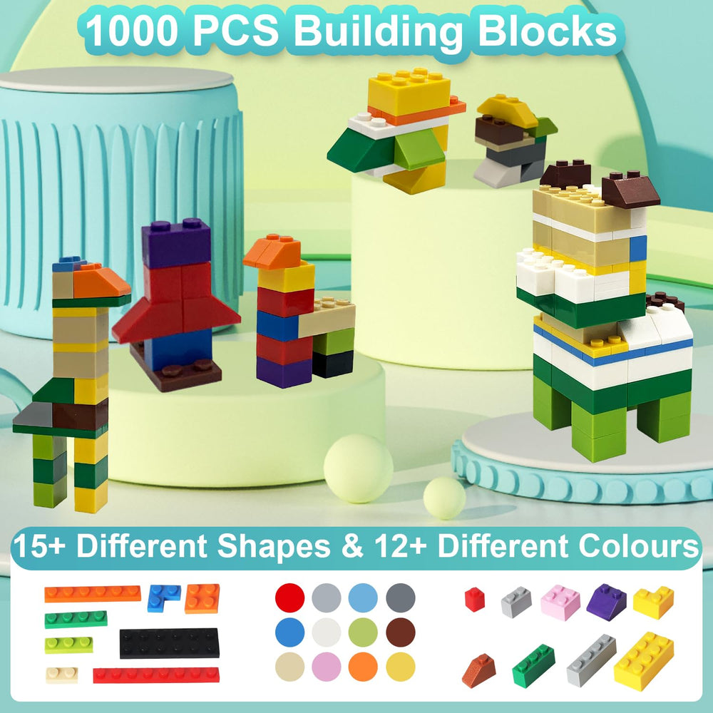 ekuzi mixed colors brick set in vibrant classic hues for imaginative builds