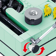 ELAICREE Ideas retro typewriter building set packaging, ready-to-gift for retro enthusiasts.