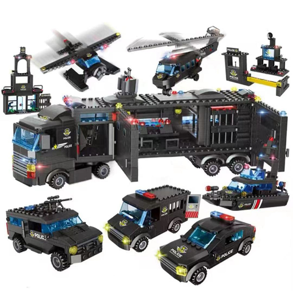 ELAICREE mobile command center truck for imaginative play and roleplay justice-themed scenes