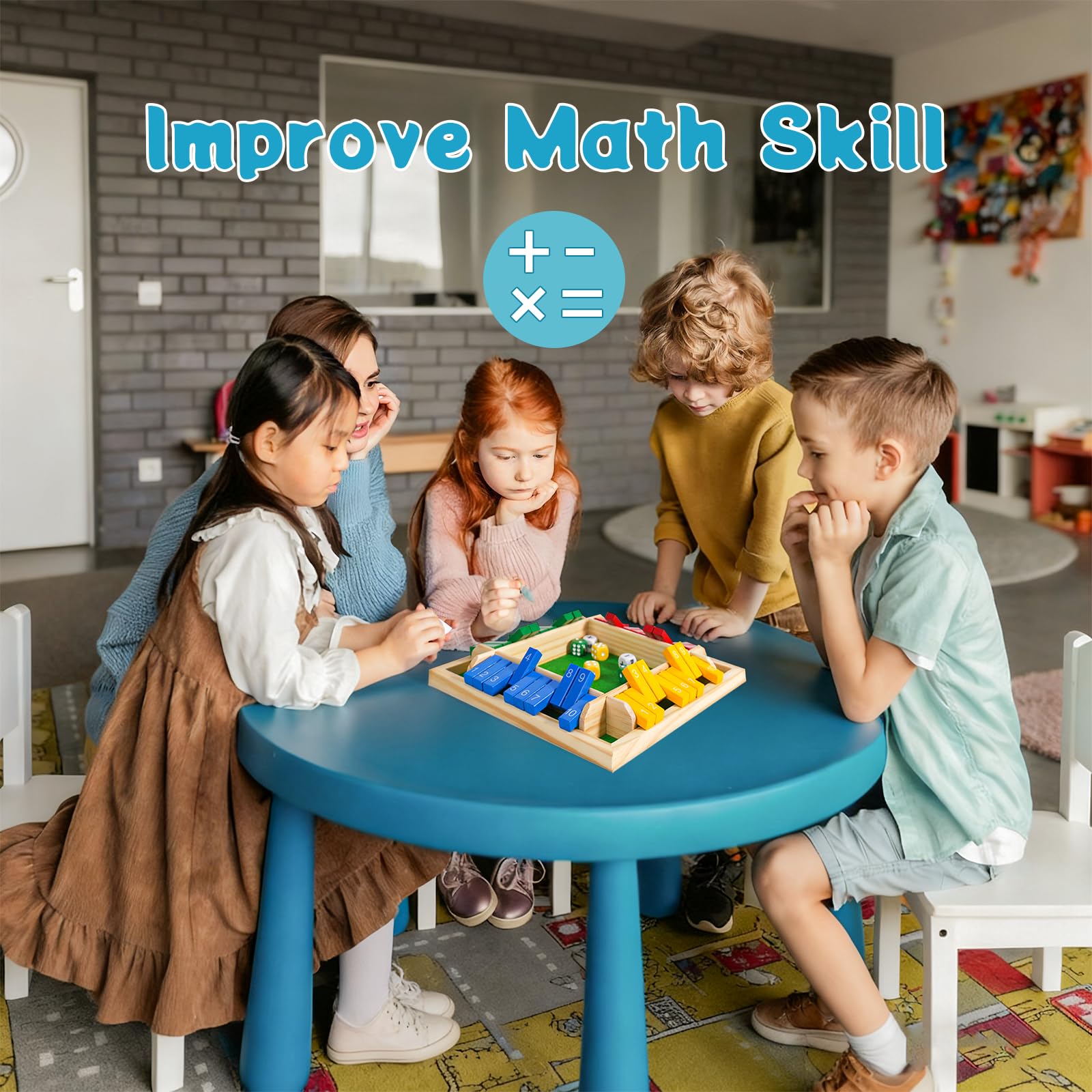Elanbells symbolic and numeric dice illustrate varied strategies in family math play.