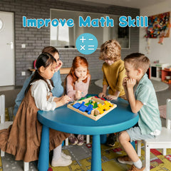 Elanbells symbolic and numeric dice illustrate varied strategies in family math play.