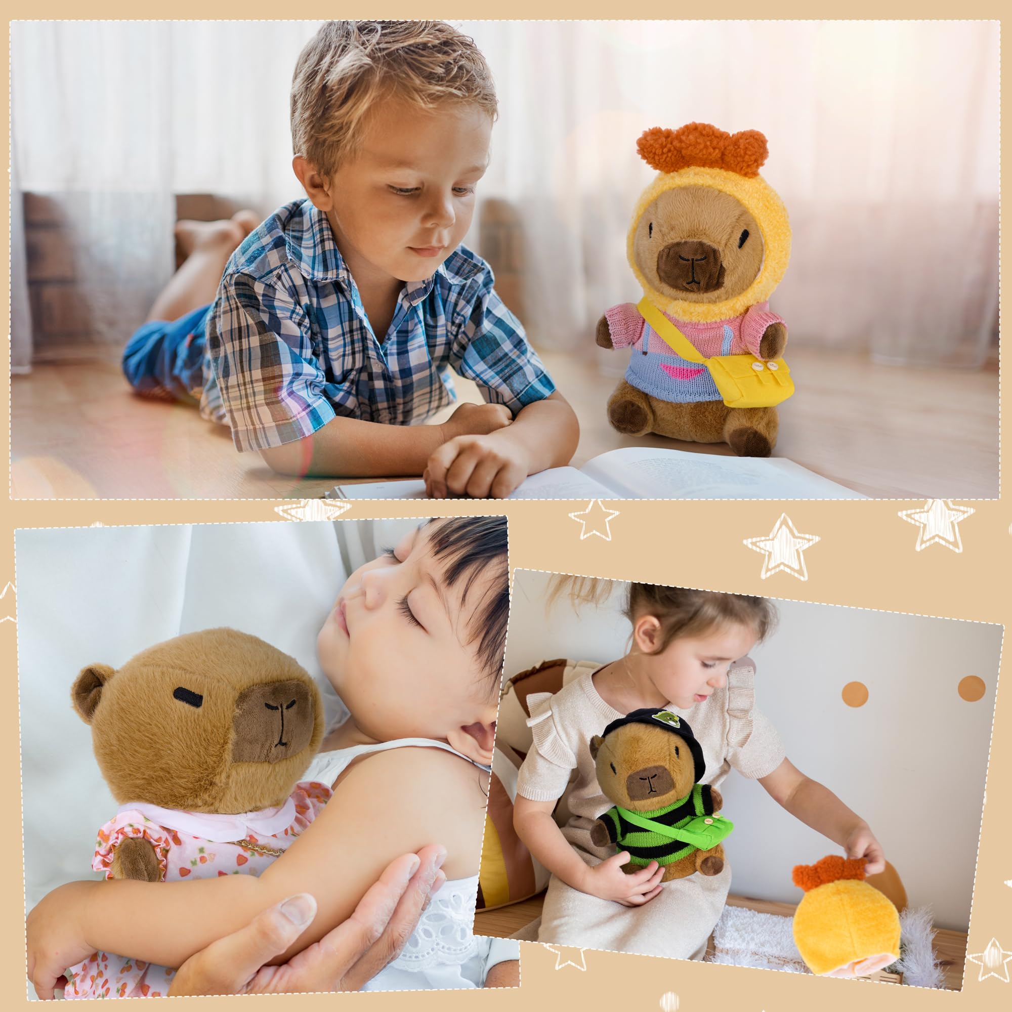 Elcoho gift bag for capybara plush simplifies gifting moments.