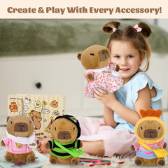 Elcoho capybara plush crossbody bags provide practical, playful accessories.