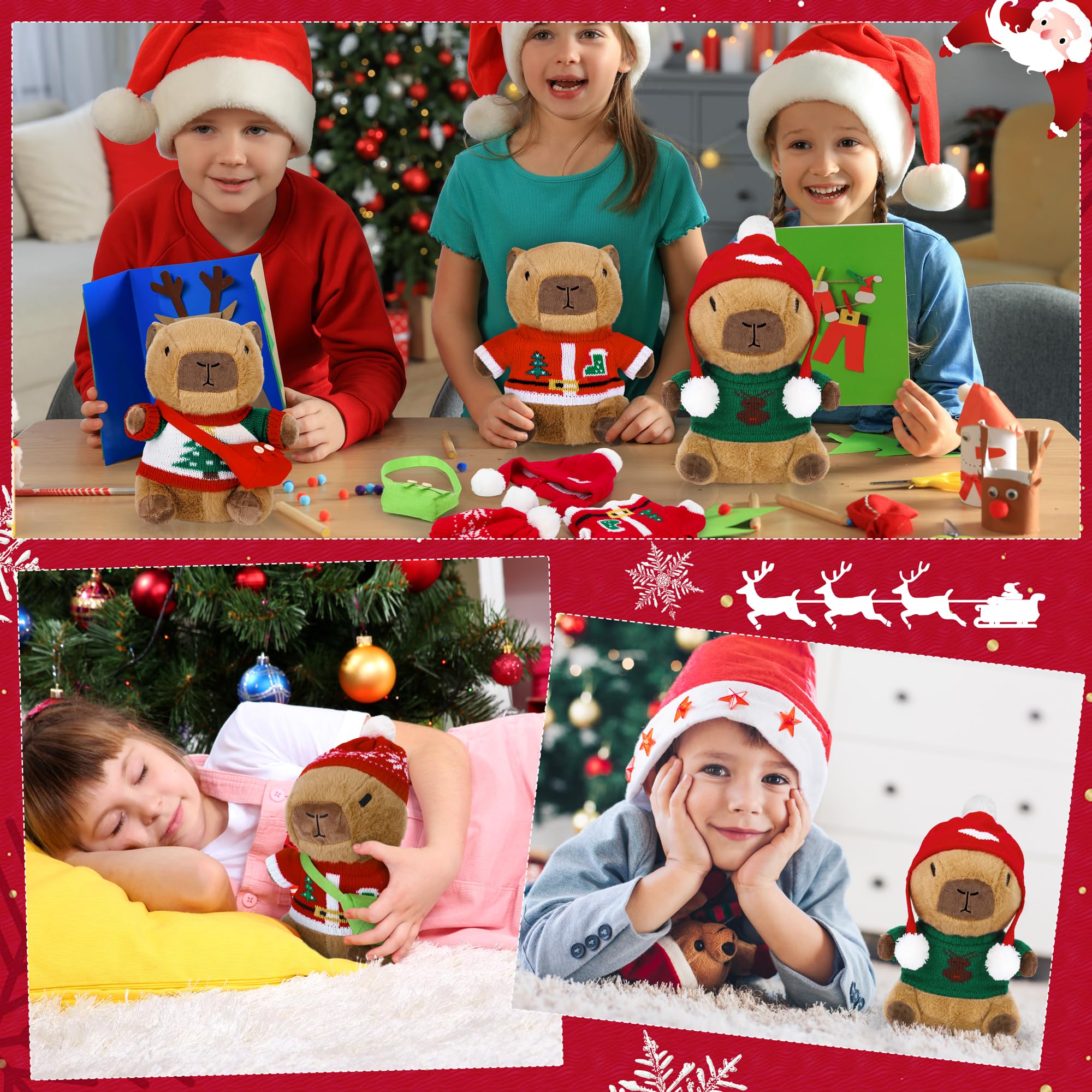 Elcoho capybara plush gift bag included for easy gifting