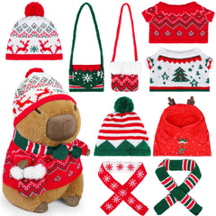 Elcoho capybara plush toy, 12-inch, ready for cuddling and display.