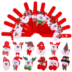 Elcoho Christmas slap bracelet Santa Claus design, ideal for festive gift exchanges