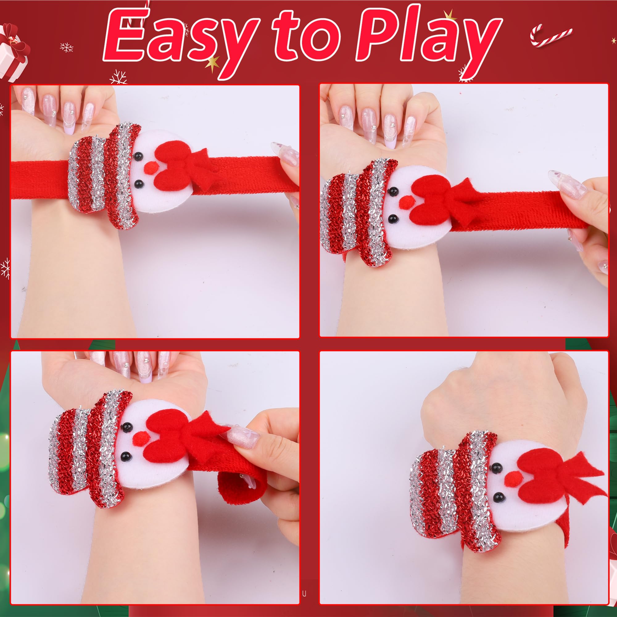 Elcoho bracelet with multiple Christmas elements, ideal stocking stuffer