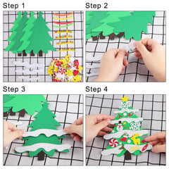Elcoho DIY Christmas decorations with stickers inspire personalized holiday displays.