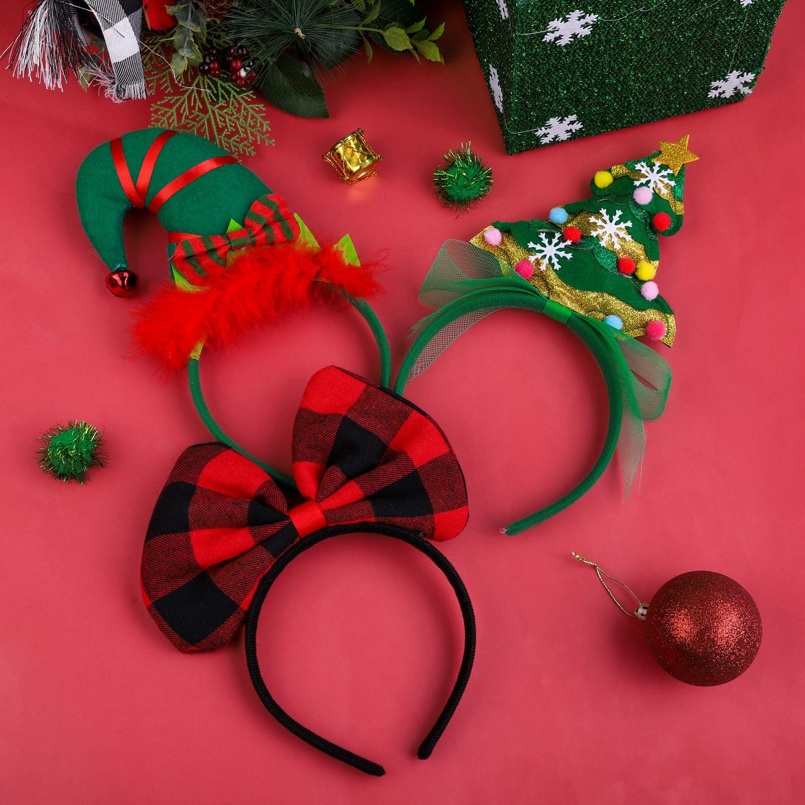 Elcoho gift box spring headband shakes with movement for fun photos