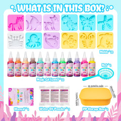Eleanore's Diary Aqua Fairy Kit: 50ml gel bottles for colorful figures.