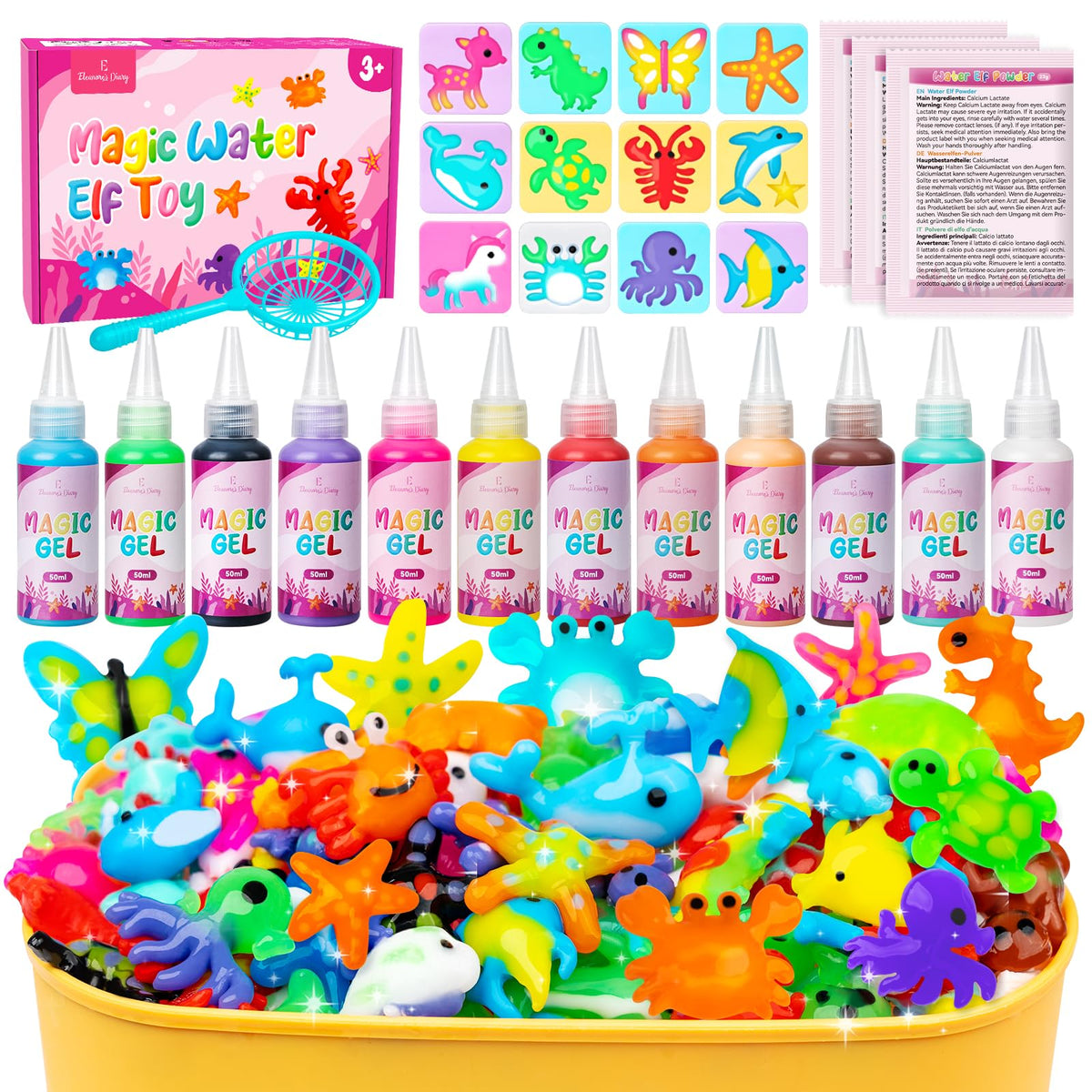 Eleanore's Diary Aqua Fairy Kit: animal molds for imaginative play.