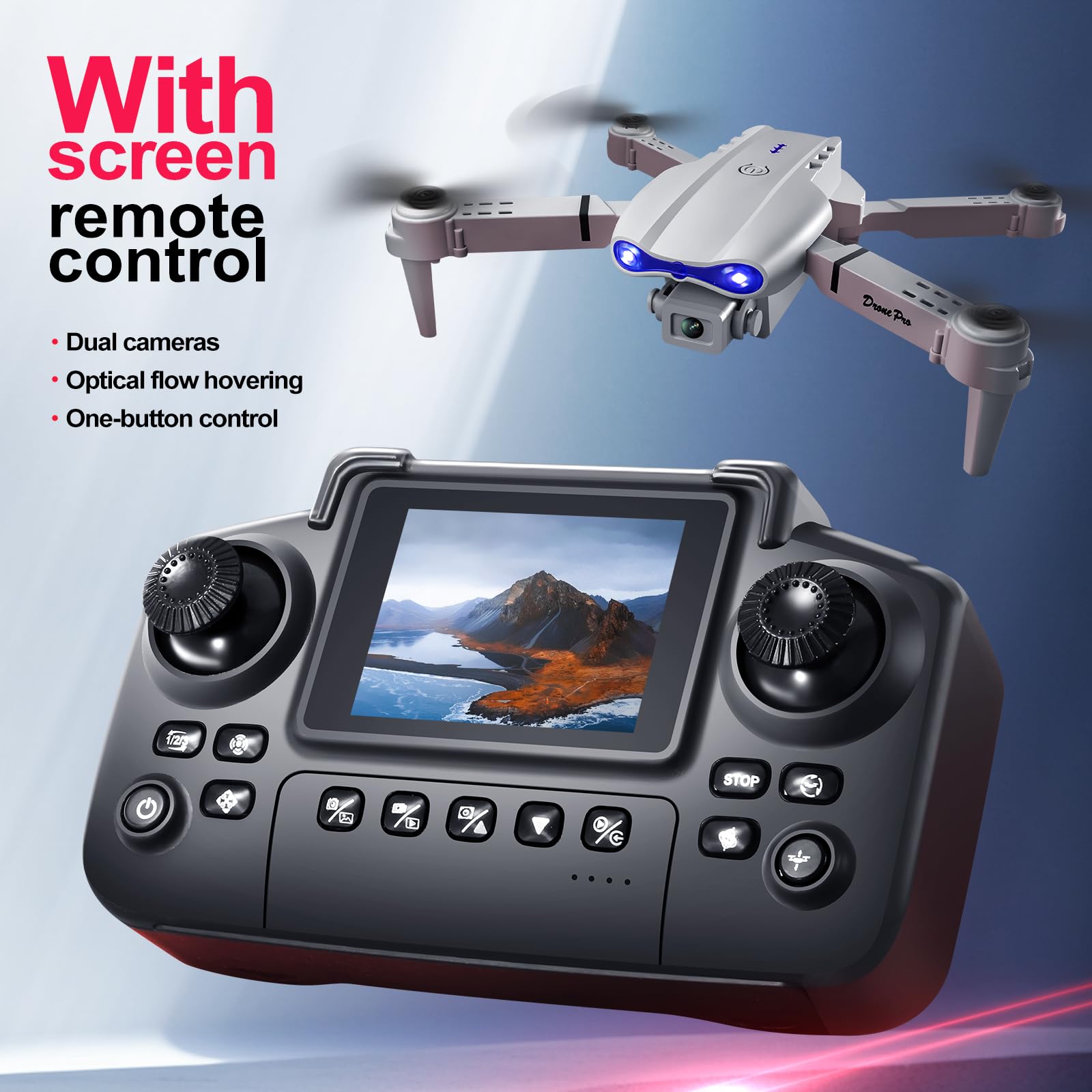 Elecci E99 drone with altitude hold for steady aerial shots.