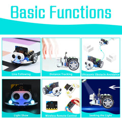 ELECFREAKS Cutebot compatibility highlights Makecode coding for micro:bit users.