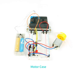 Servo and motor module from EF ELECFREAKS starter kit for beginner robotics