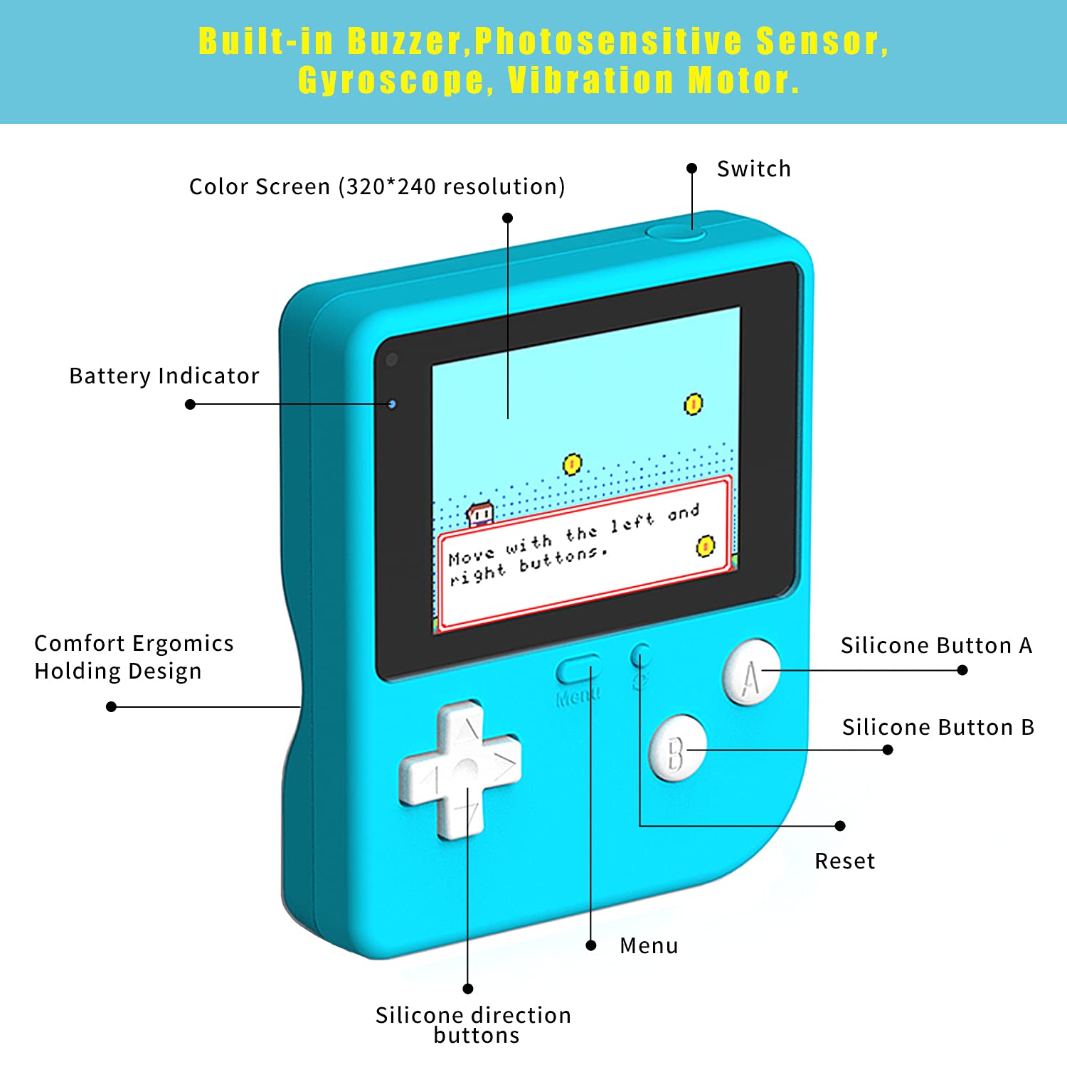 EF ELECFREAKS Retro Arcade supports Python and MakeCode coding.