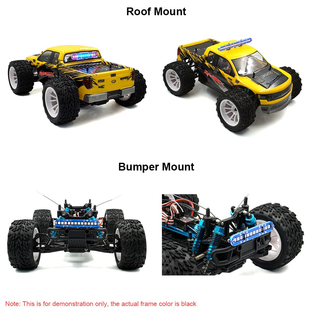 elechawk RC light bars are remote-controlled for quick mode changes