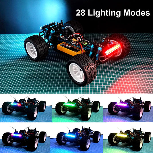 elechawk RC LED light bar roof light boosts top visibility for off-road runs