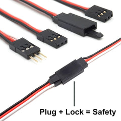 Elechawk servo connector pins for secure plug connections
