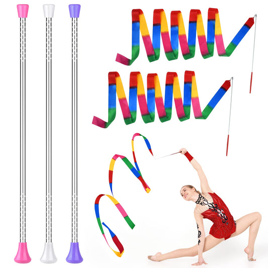 ELECLAND twirling baton white in action, ideal for beginners improving coordination.