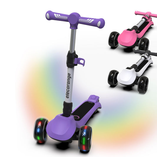 Elecorange T200 big light-up wheel for safer daytime and nighttime riding.