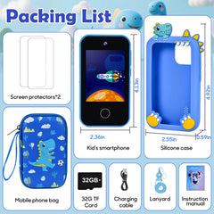 Elecoutek Kids Phone blue anti-loss lanyard helps keep track