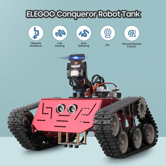 ELEGOO Conqueror tank UNO R3 board, the Arduino based learning brain.