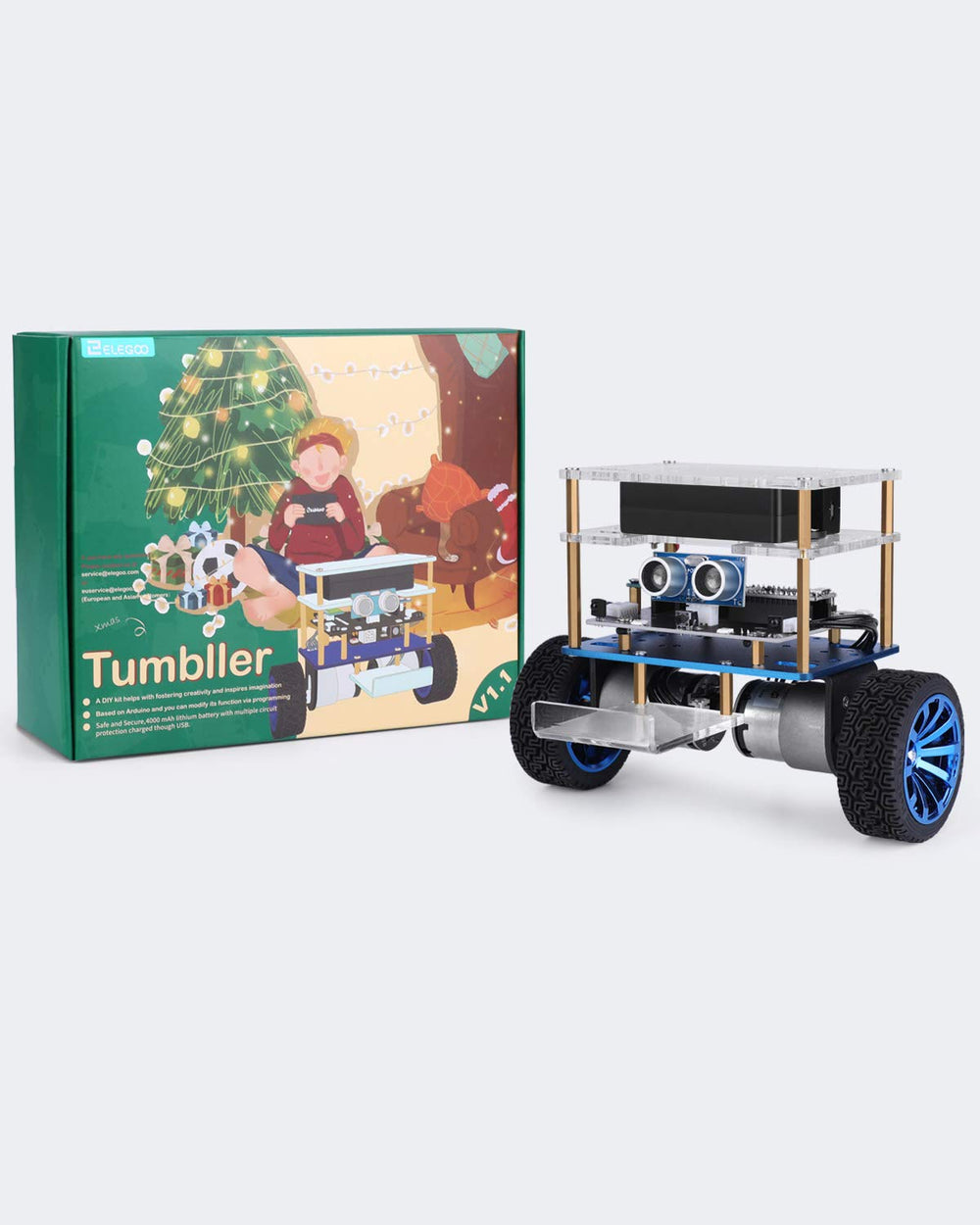 ELEGOO Tumbller comprehensive tutorial for step-by-step build.