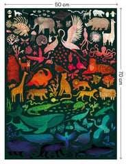 Elena Essex Rainbow Kingdom gradient colors showcase a seamless color transition.