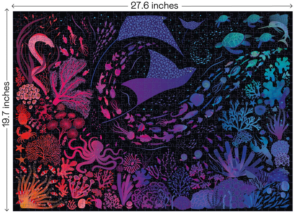 Elena Essex coral reef ocean scene fosters immersion and calm while you puzzle.