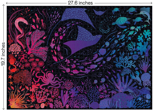 Elena Essex coral reef ocean scene fosters immersion and calm while you puzzle.