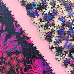 Elena Essex recycled, non-toxic materials support eco-conscious puzzling.