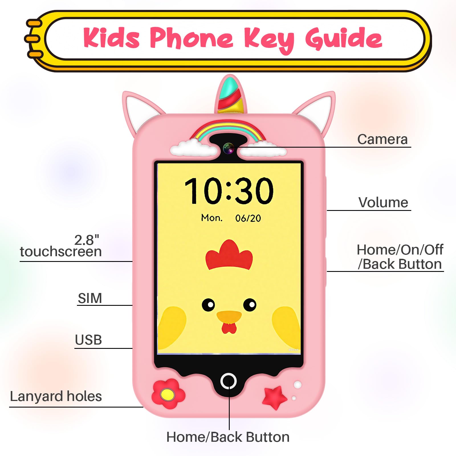 Eleoption kids phone in use during family time supports learning interactions.