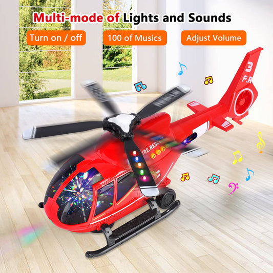 ELEOPTION remote-control plane front view, easy for kids to control