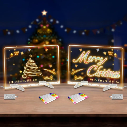 ELETON LED drawing board with color pens for vibrant kid art and learning