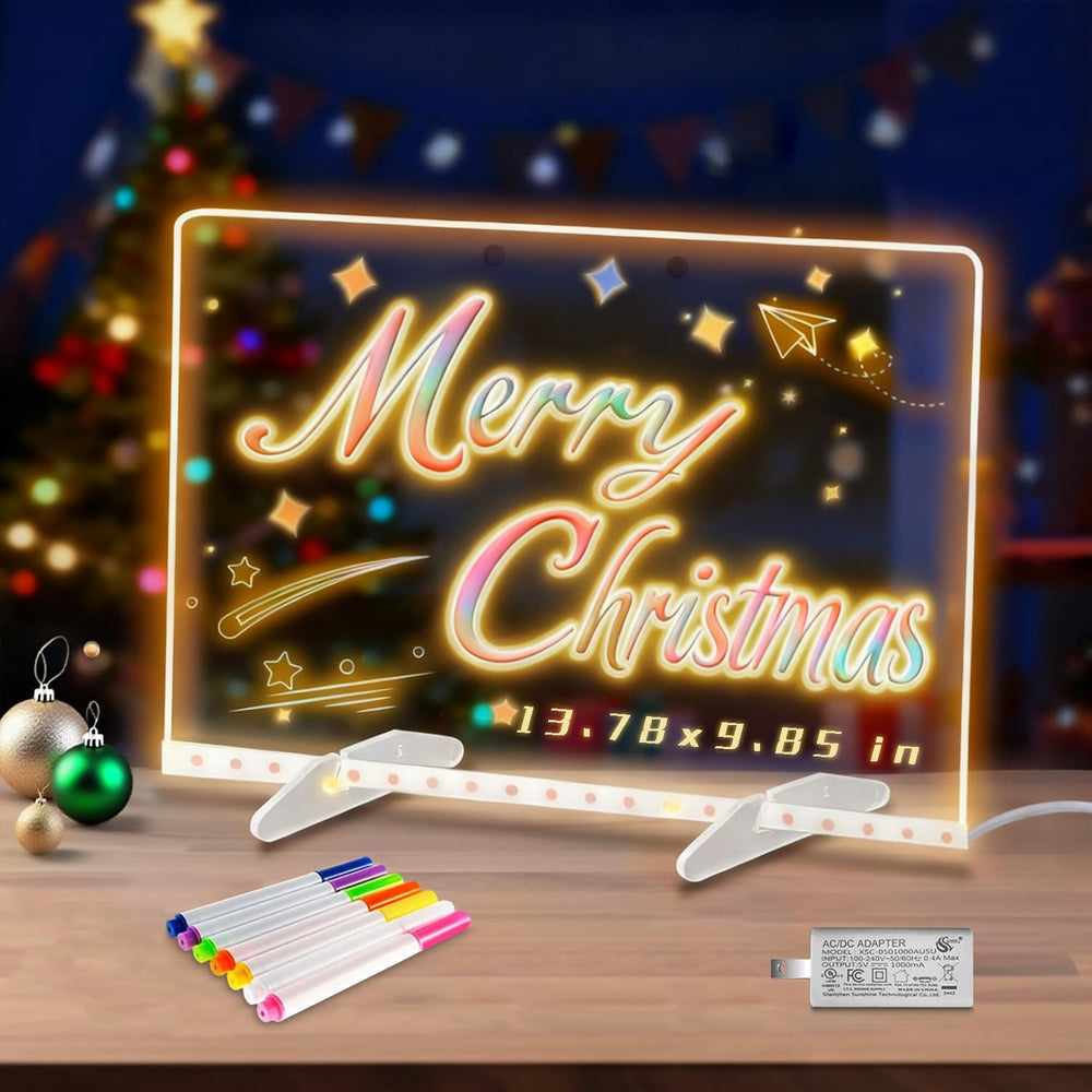 ELETON LED drawing board with colors provides vibrant backlighting for bright doodles