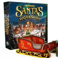 Elf Creek Games Santa's Workshop board with bright artwork for family play
