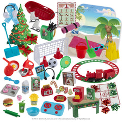 The Elf on the Shelf 24-Day Ultimate Kit holiday signs guide playful setups.