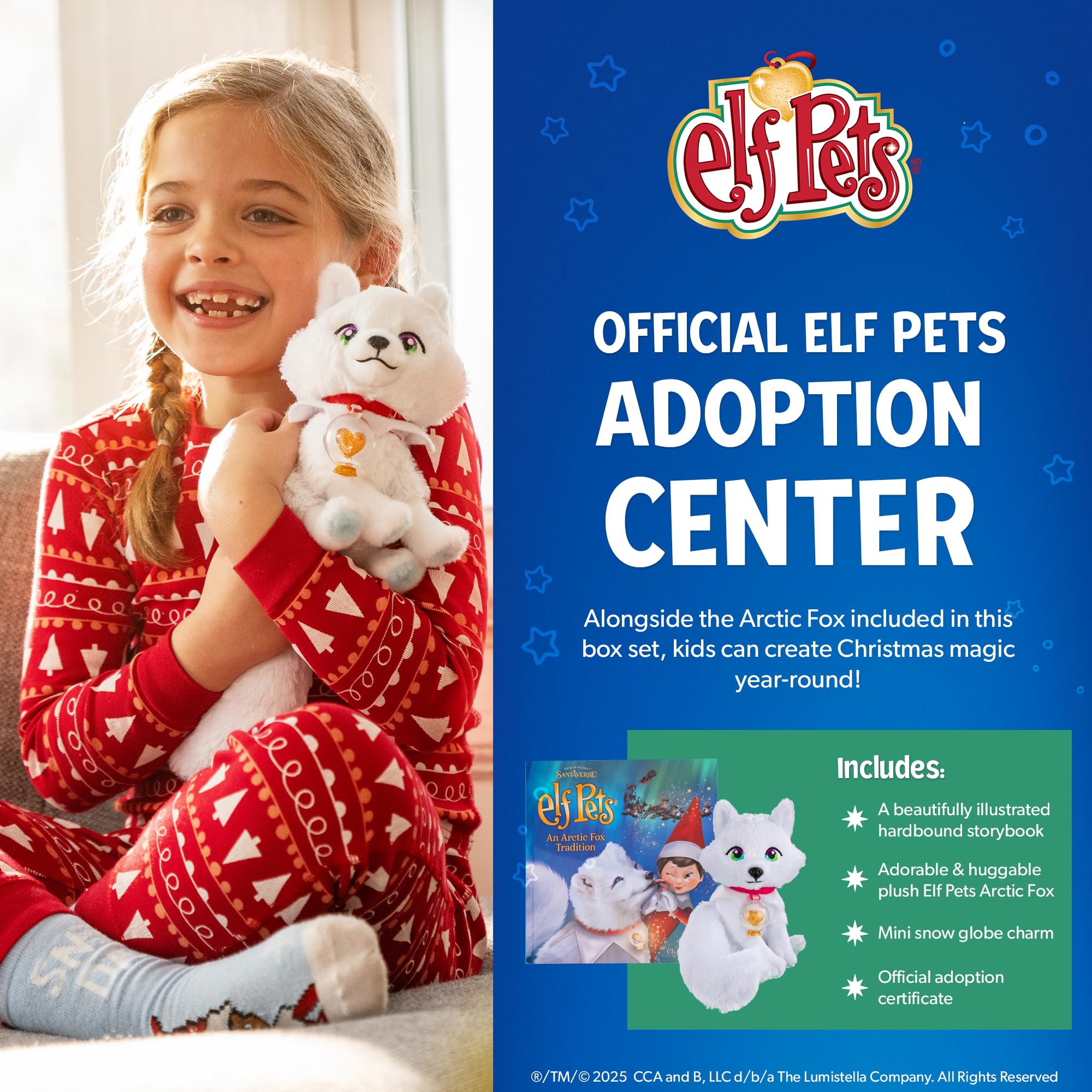 Cuddly helper inspires kindness and caring during the holidays.
