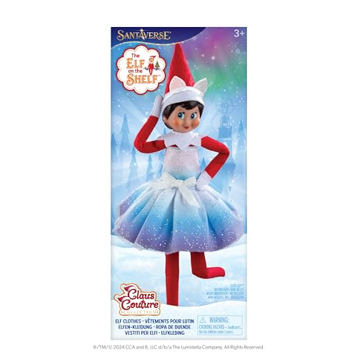 Fox-ear crown with Noorah dress adds playful holiday magic for your elf.
