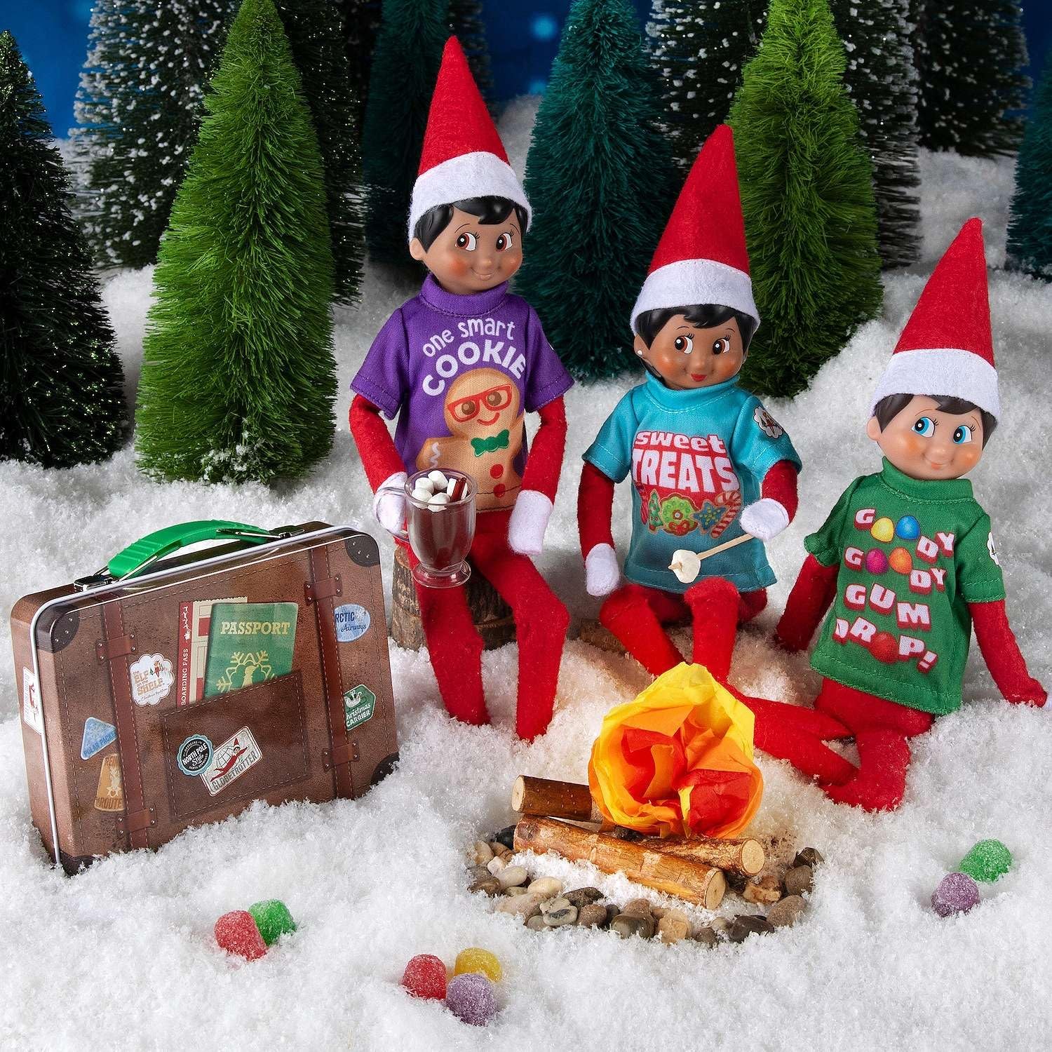 The Elf on the Shelf Passport and Luggage Tag helps secure identity during adventures.