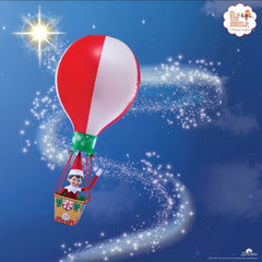 The Elf on the Shelf Peppermint Balloon Ride candy cane cable detail