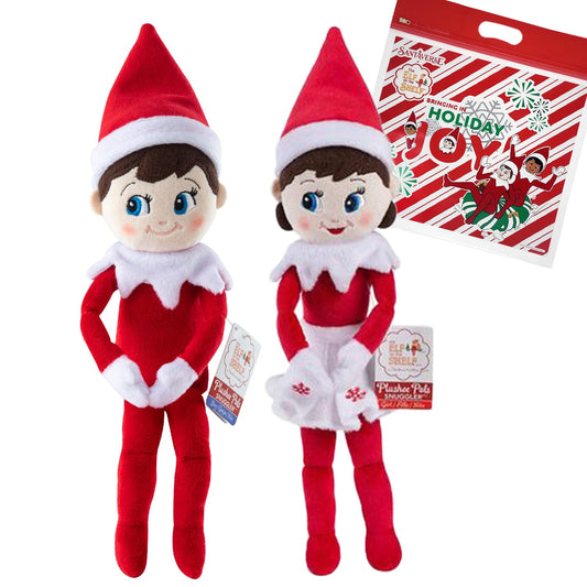 The Elf on the Shelf Plushee Pal Snuggler Elf Light Girl — soft plush for bedtime cuddles.