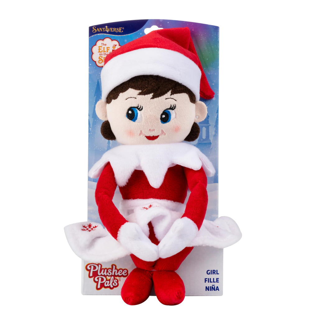 The Elf on the Shelf Plushee Pals 17-inch soft plush close-up ideal for hugs.