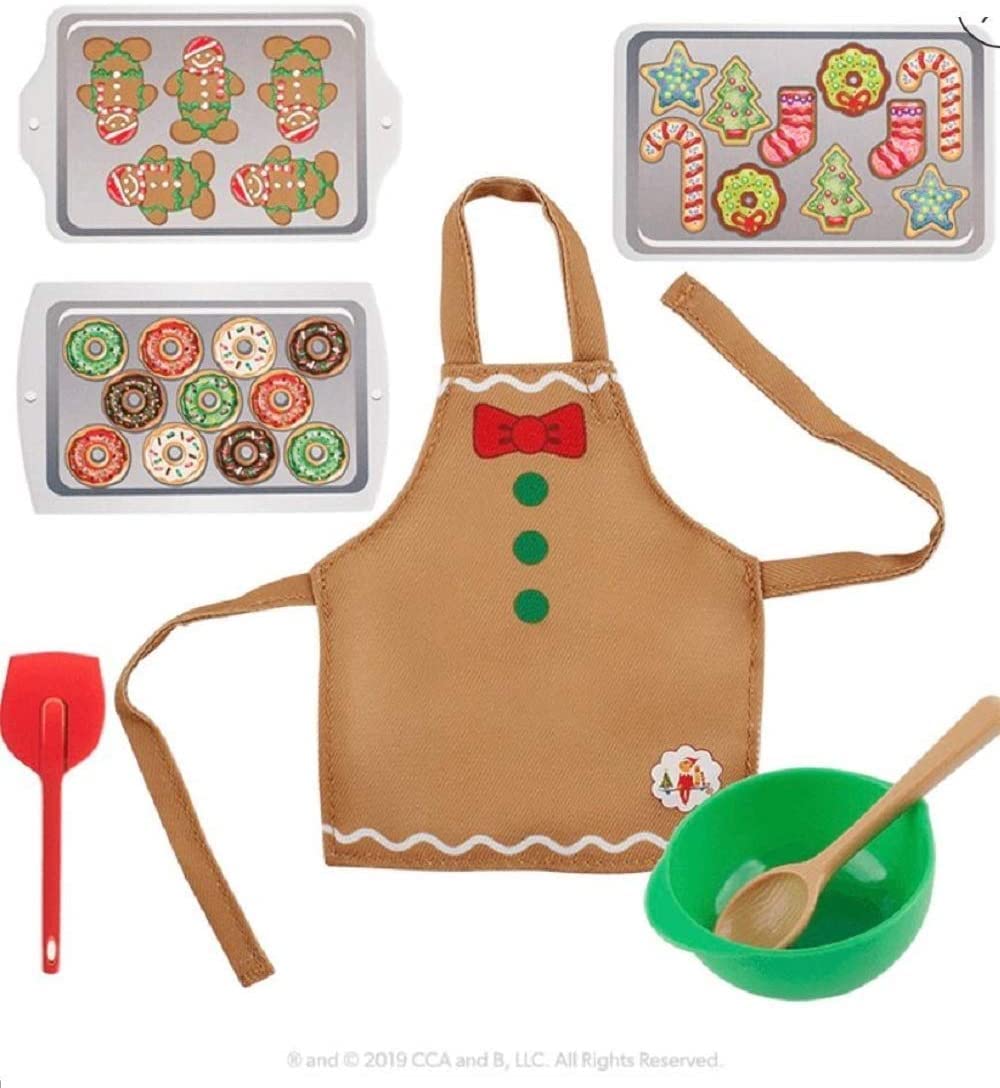 Elf on the Shelf spatula and trays inspire creative baking sessions and festive decorating fun.