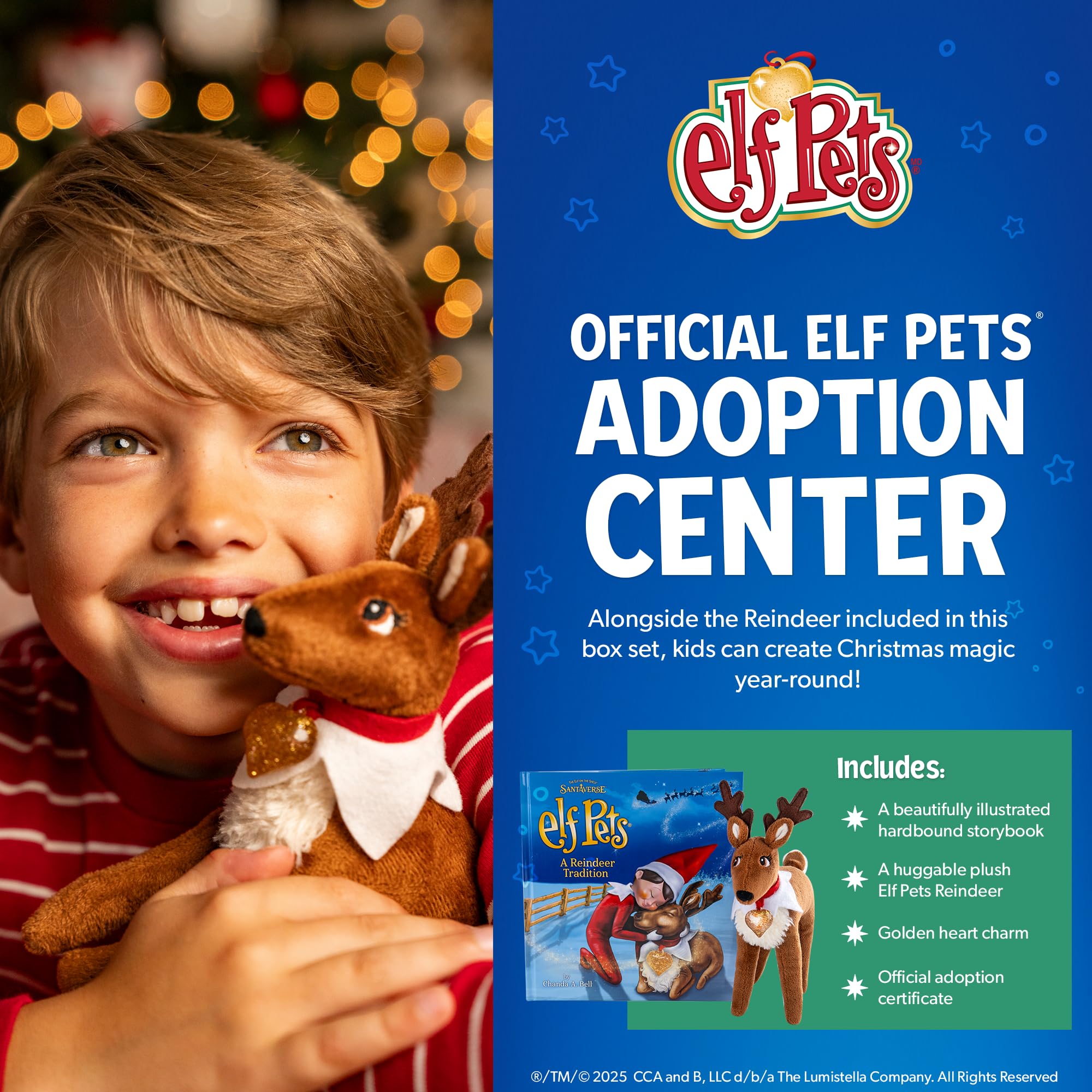 Elf Pets magic giving scene depicts acts of kindness.
