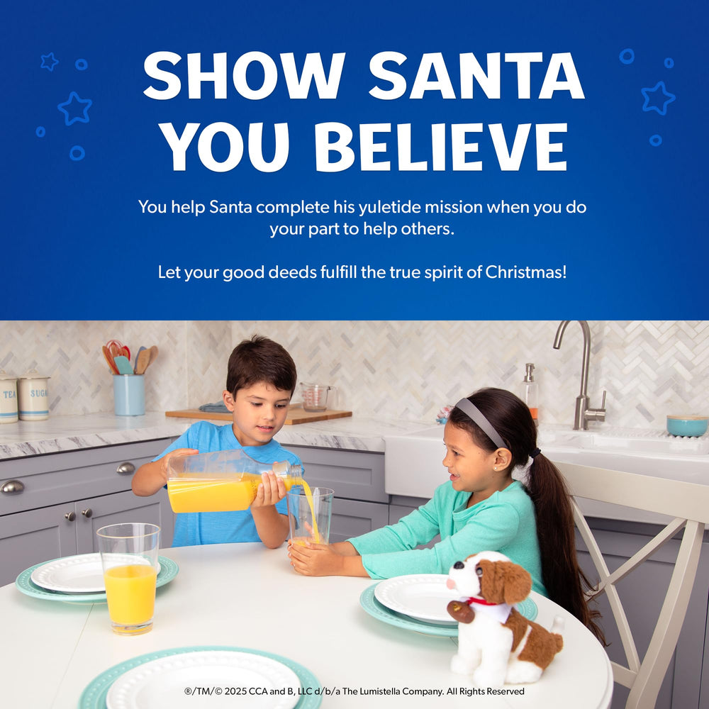 Elf Pets: A Saint Bernard Tradition colorful illustrations engage kids in the story.