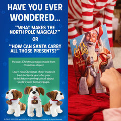 Elf Pets: A Saint Bernard Tradition cuddle companion for family reading time.