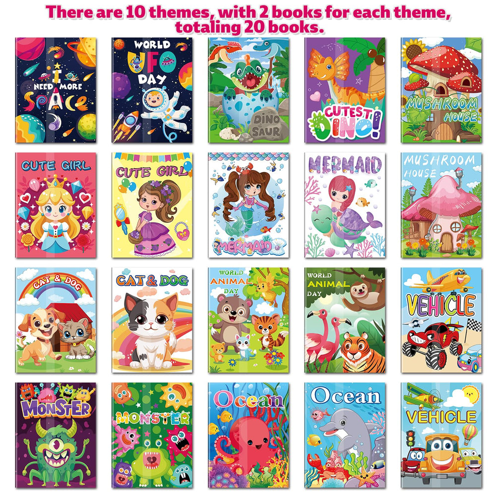 Elfew party favors coloring set for classrooms and celebrations