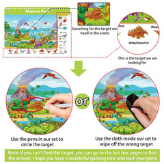 Elfew 24-theme activity mats are reusable for extended practice