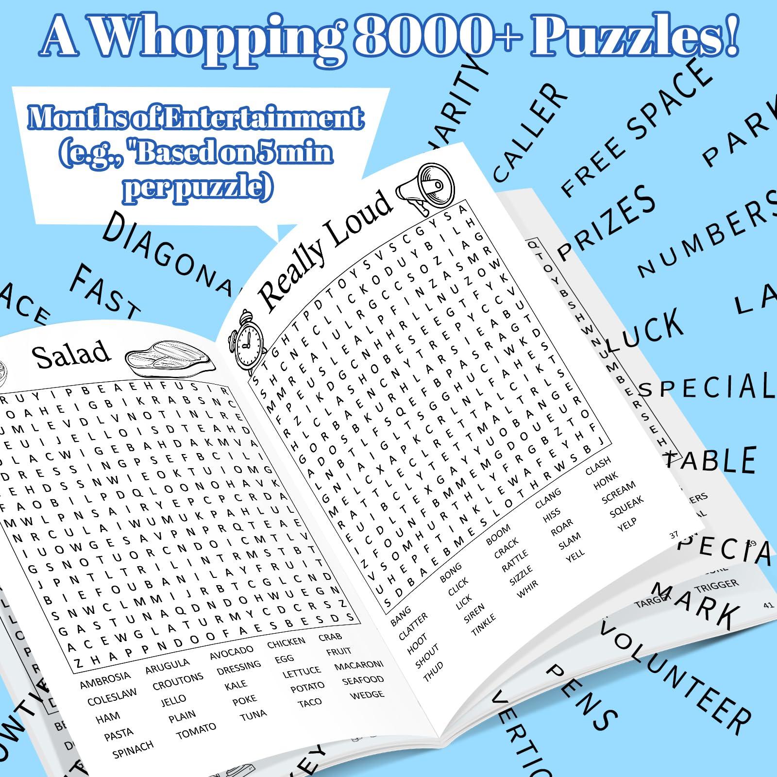 Elfew large-print format with bold letters for easy reading and eye comfort.